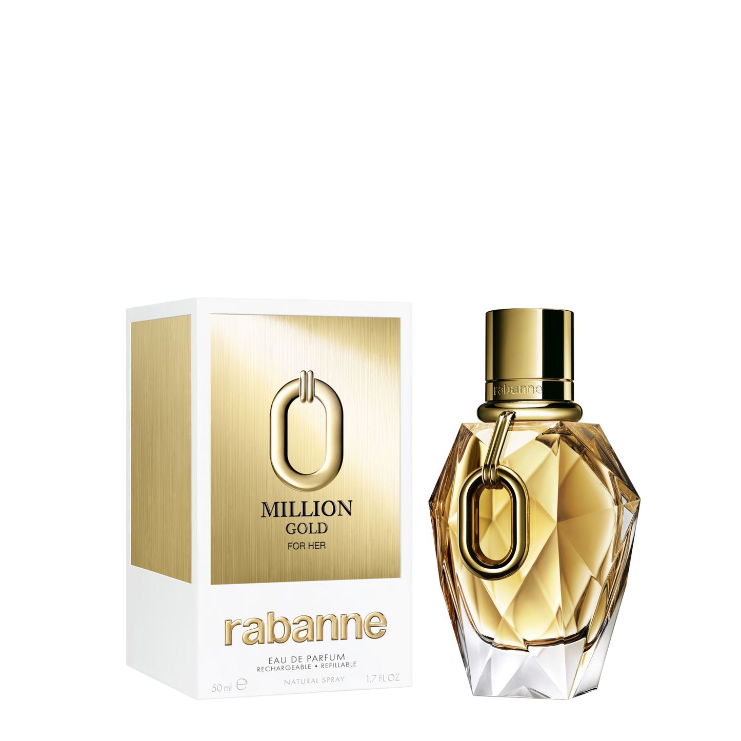 Eau De Parfum , Paco Rabanne , Lady Million , Gold , 50 ml