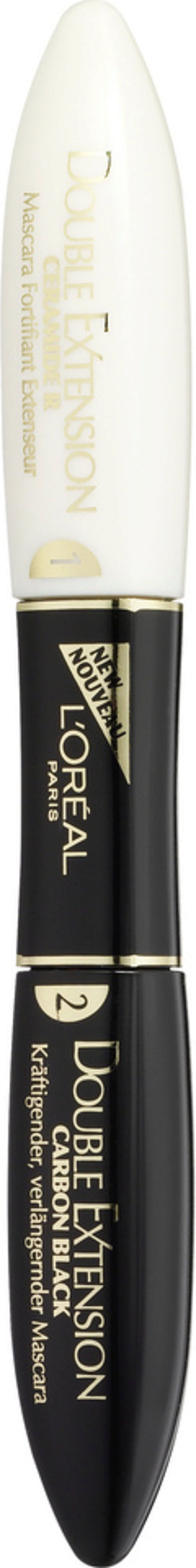 Masakare, L'Oreal, Double Extension, Carbon Black, 7.8ml/7.4ml