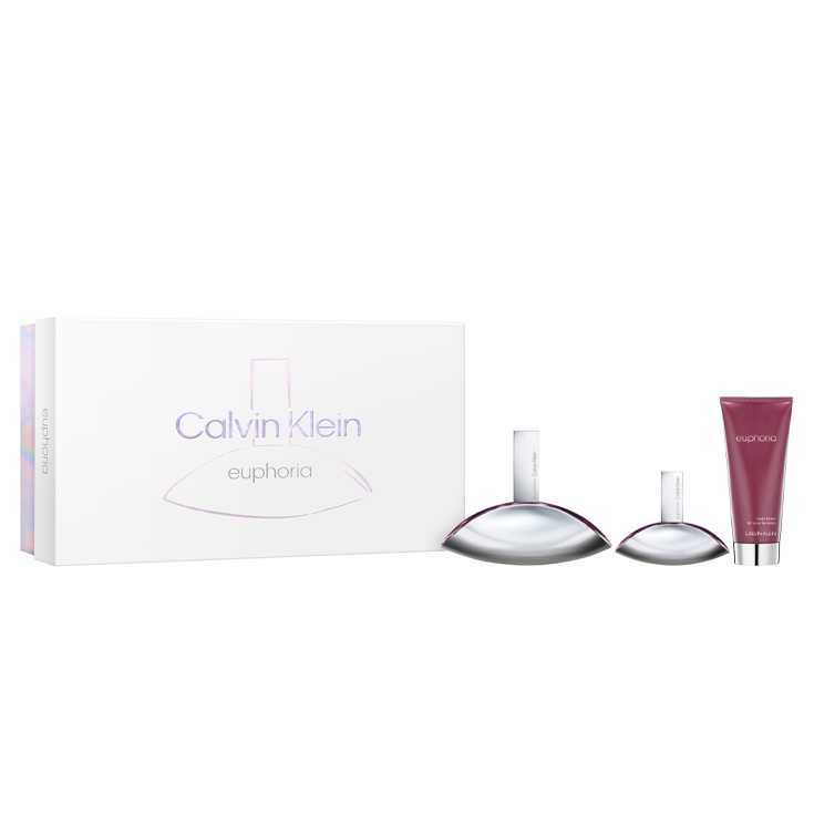 Set , Calvin Klein Euphoria , 100 ml + 30 ml + 100 ml body lotion