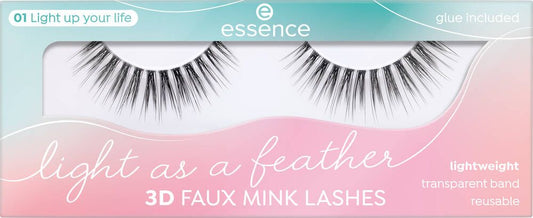 Qerpikë artificial Essence Light As A Feather Lashes, 1g