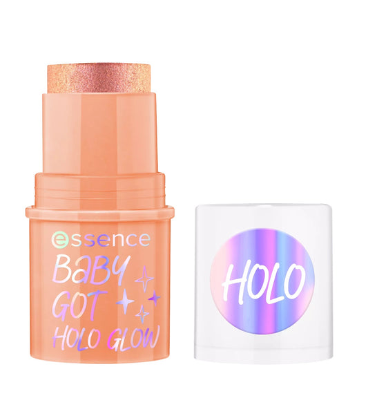 Highlighter për faqe, Essence, Stick Baby Got Holo Glow 10 Holy Apricotly, 5 g