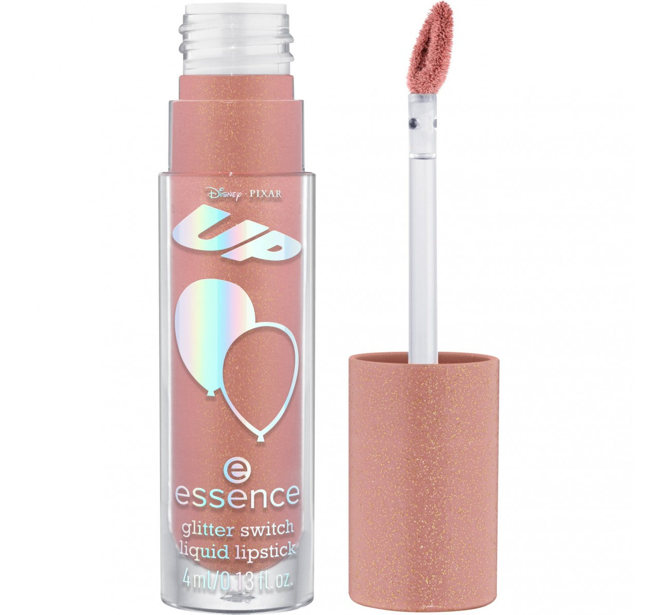 Shkëlqyes për buzë, Essence, Disney Pixar Up Glitter Switch 02 Ellie's Enchantment, 4 ml