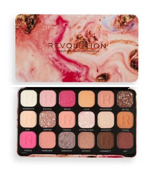 Paletë për sy Revolution Forever Flawless, Affinity, 18x1.1g