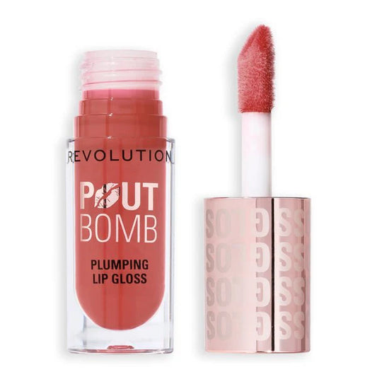 Shkëlqyes për buzë  Revolution Pout Bomb Plumping Melba Warm Peach