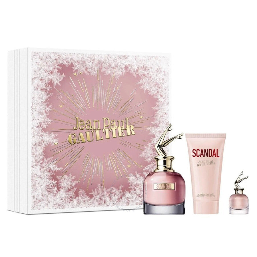 Set Jean Paul Gultier Scandal, Eau De Parfum 50 ml, Body Lotion 75 ml + Eau De Parfum 6 ml