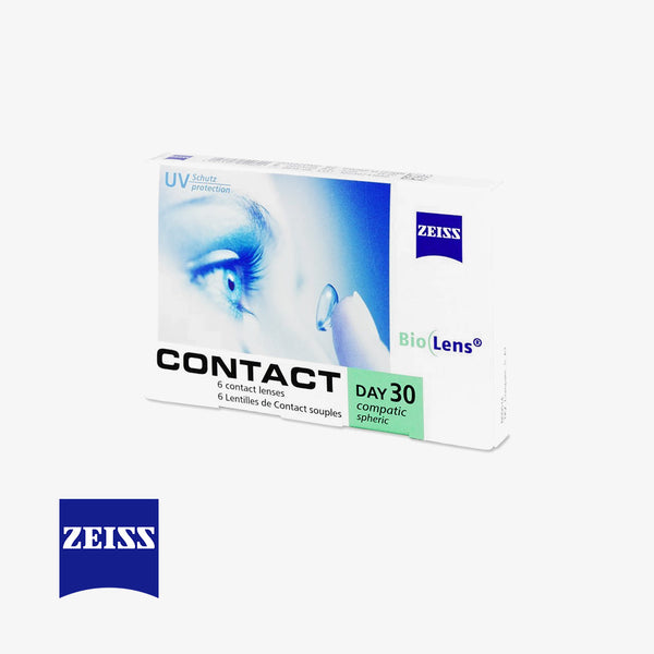 Lente kontakti Zeiss Контакт Ден 30 Сферичен, 6 ленти, -1.00