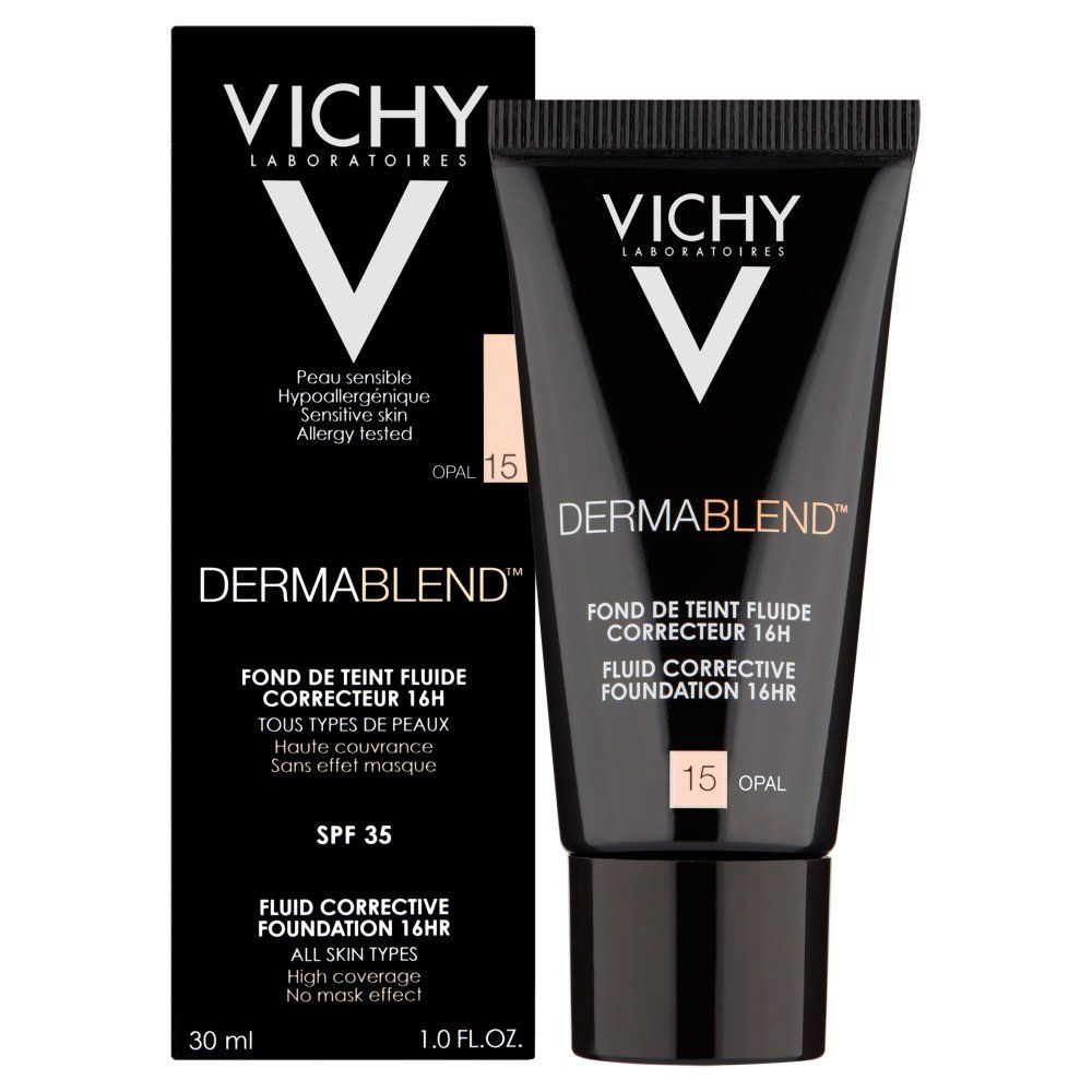 Krem Pudër Vichy SPF 35 Dermablend, Opal 15, 30 ml