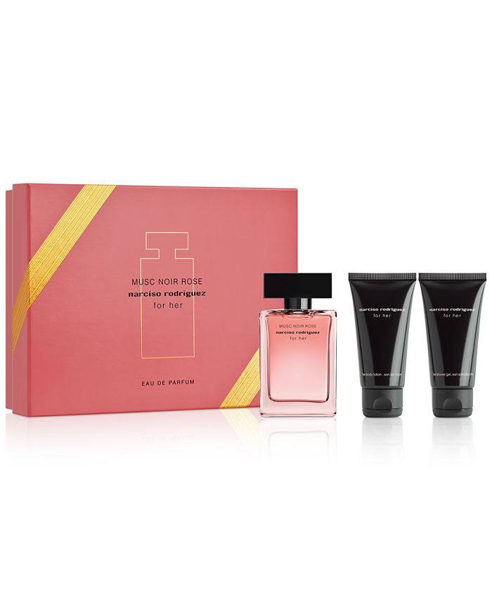 Set Eau De Parfum Narciso Rodriguez For Her Noir Rose, парфем 50 ml+ losion 50 ml+ гел за туширање 50 ml