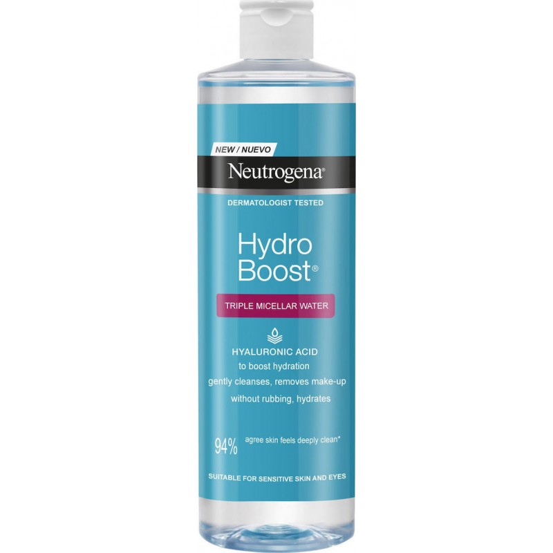 Ujë micellar Neutrogena Hydro Boost Hyaluronic Acid, 400 ml