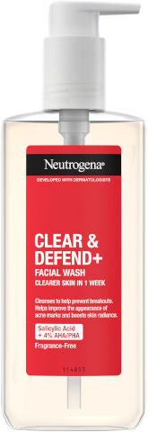 Xhel pastrues Neutrogena Clear &amp; Defend+, 200 ml