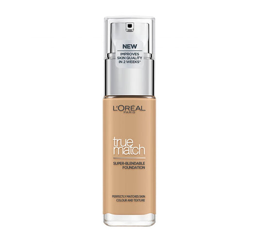 Pudër e lëngshme Loreal True Match nr. 3D3W ngjyrë bezhë e artë, 30 ml