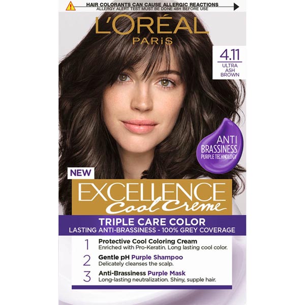 Ngjyrë për flokë Loreal Exellence nr. 4.11