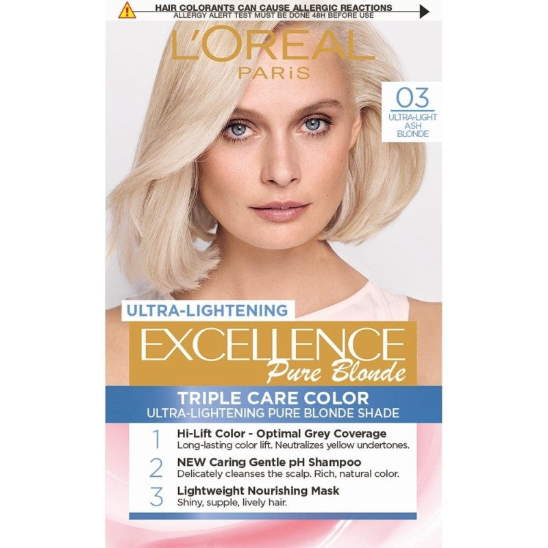 Ngjyrë për flokë Loreal Exellence no. 03 48 ml + hidrogjen 72 ml