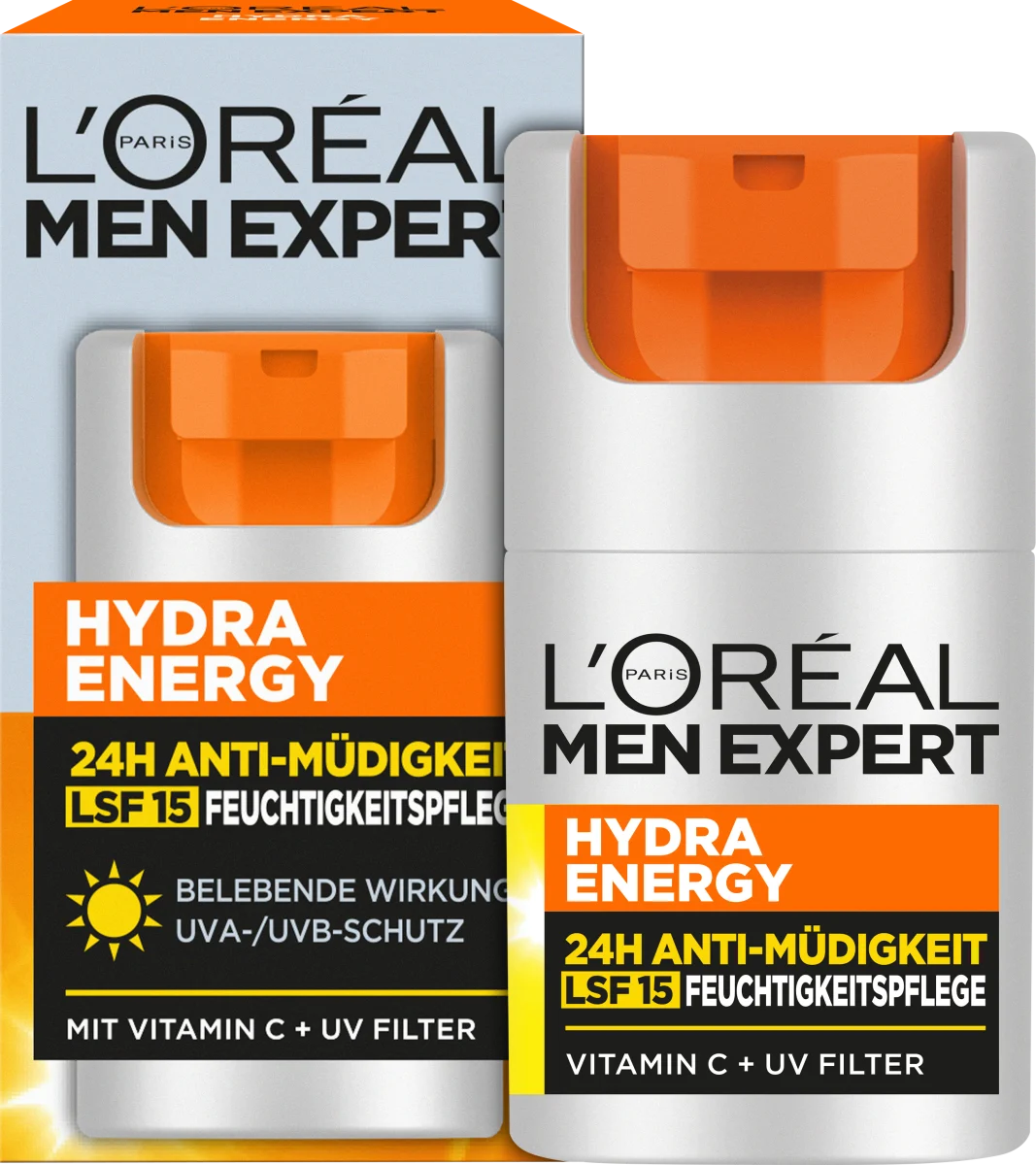 Крем за лице Loreal Men Hydra Energy SPF 15, 50 ml