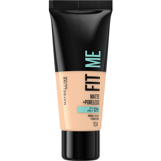 Krem pudër Maybelline Fit Me, Matte+Poreless, no.104, 30ml