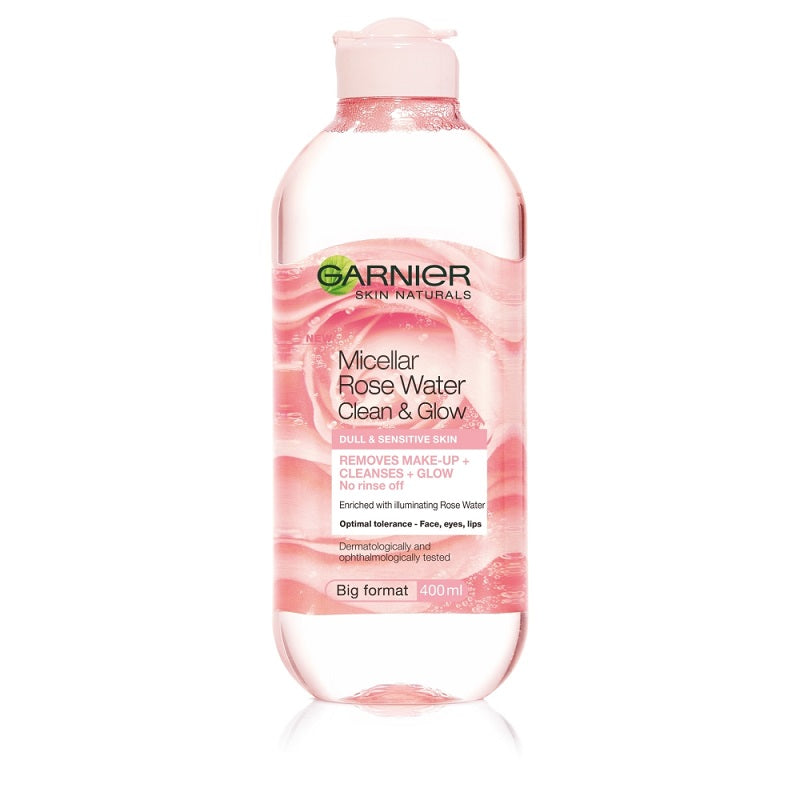 Ujë micellar Garnier Rose Water, 400 ml