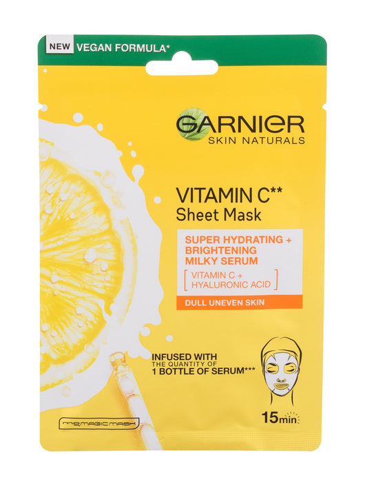 Maskë për fytyrën Garnier me Vitamina C Super Hidratuese, 28g