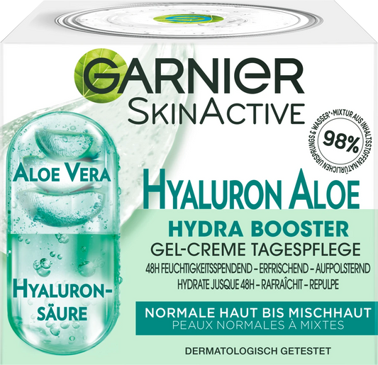 Krem për fytyrë Garnier PureActive Hyaluronic Aloe, 50 m