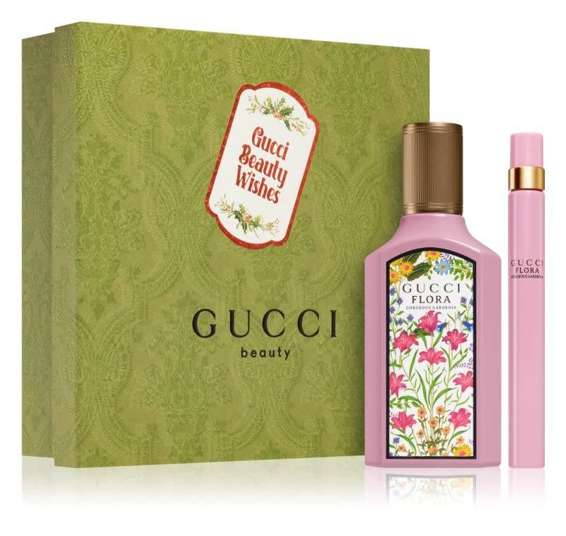 Set Eau de Parfum Gucci Flora Gorgeous Gardenia 50 ml+ Parfum, 10 ml