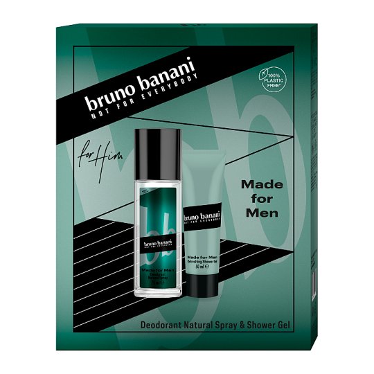 Set Bruno Banani Made For Man (deodorant sprej 75ml + xhel dushi 50 ml)