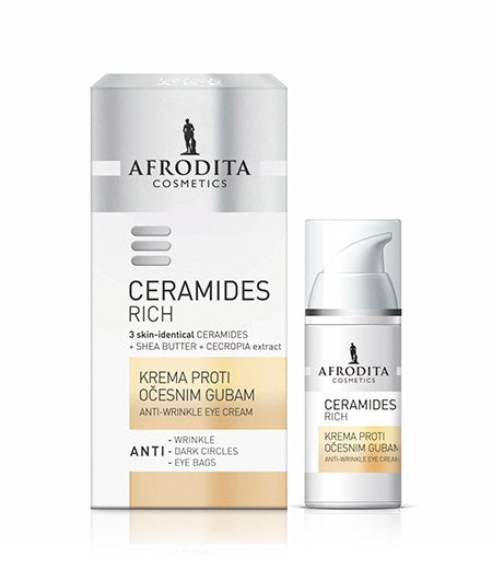 Krem për sy antirrudhë Afrodita Ceramides Rich, 15ml