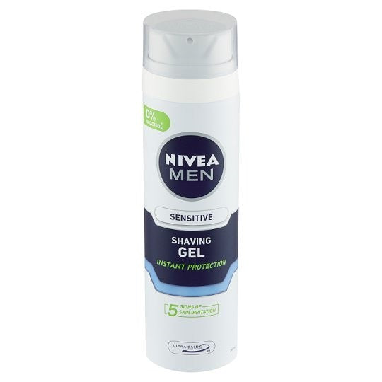 Shkume per meshkuj Nivea Men 200 ml, Sensitiv