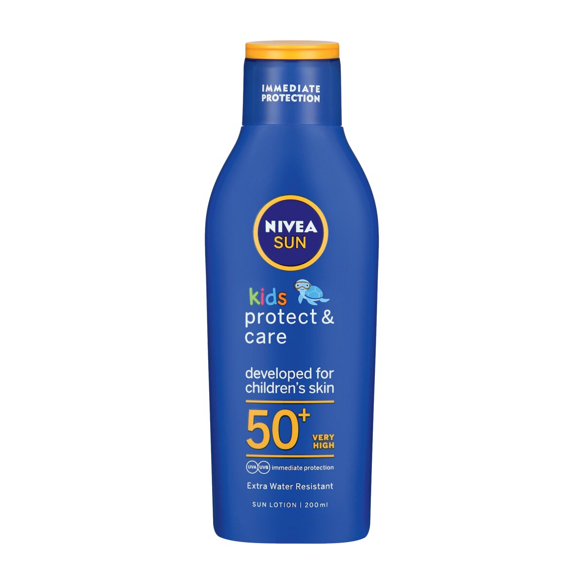 Лосион штит ndaj diellit Nivea Sun Kids Protect &amp; Care 50 SPF, 200 ml