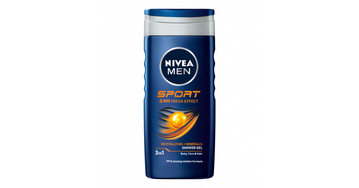 Xhel dushi Nivea Men Sport 24H Fresh Effect, 250ml