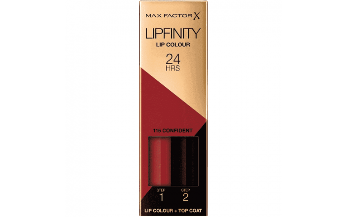 Buzëkuq i lëngshëm Max Factor Lipfinty, 115 confident , 1.9g