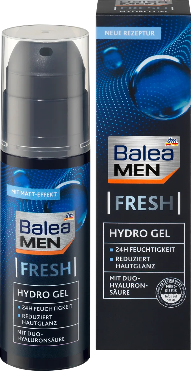 Krem për fytyrë Balea MEN Hydro Gel Fresh, 75 ml