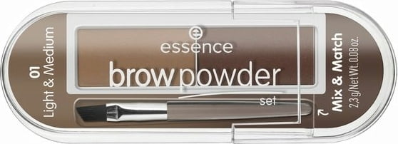 Hije për vetulla Essence, Brow Powder Set 01 light &amp; medium 2,3g