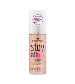 Pudër e lëngshme Essence Stay All Day 16h, 20 Soft Nude, 30ml