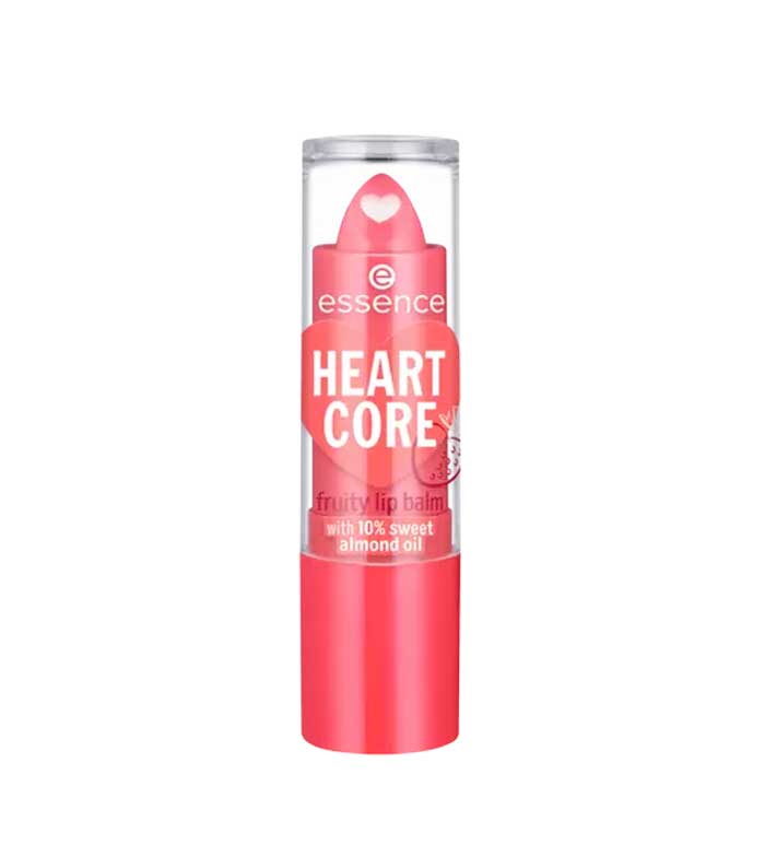 Balsam buzësh Essence Heart Core, 02 слатка јагода, 3,5 g