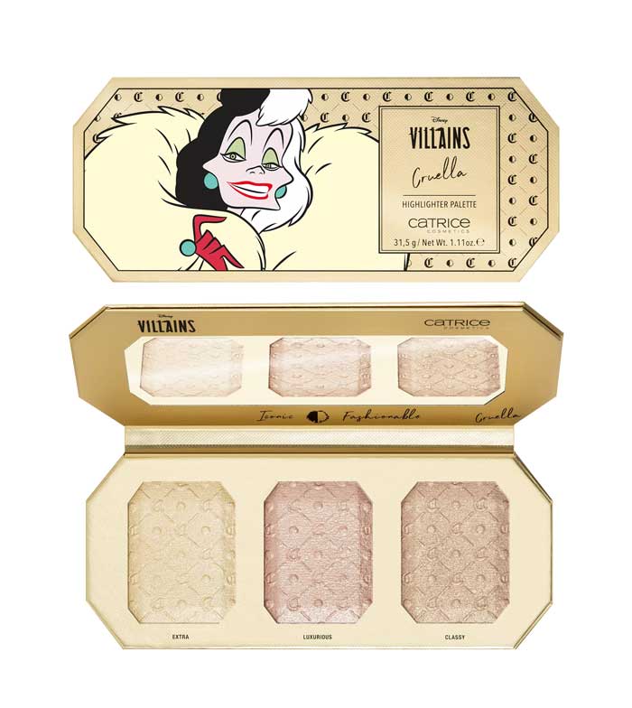 Pudër ndriçuese për faqe Catrice Disney Villains Cruella, 31.5g