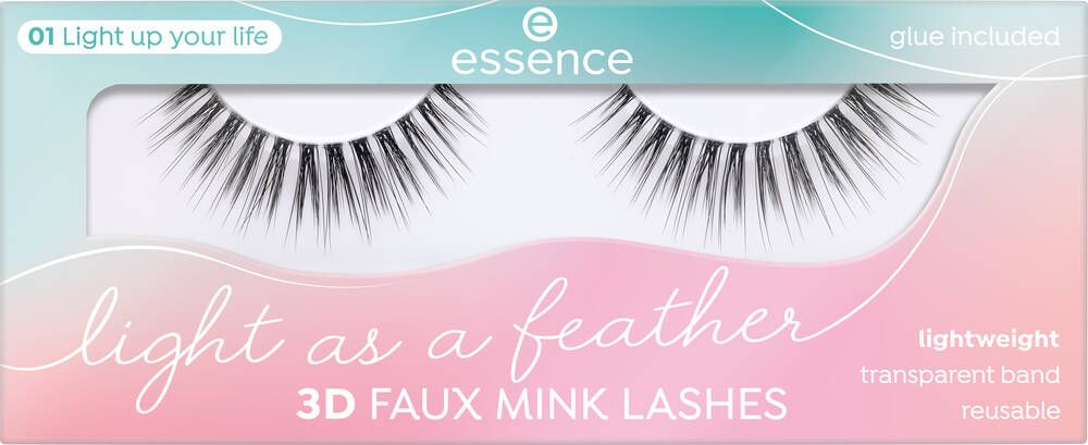 Qerpikë artificial Essence Light As A Feather Lashes, 1g