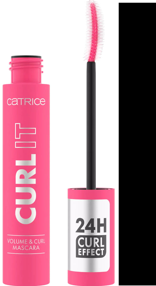 Маскара за керпика Catrice Volume&amp;Curl Mascara Curl It, 010 Deep Black, 11 ml