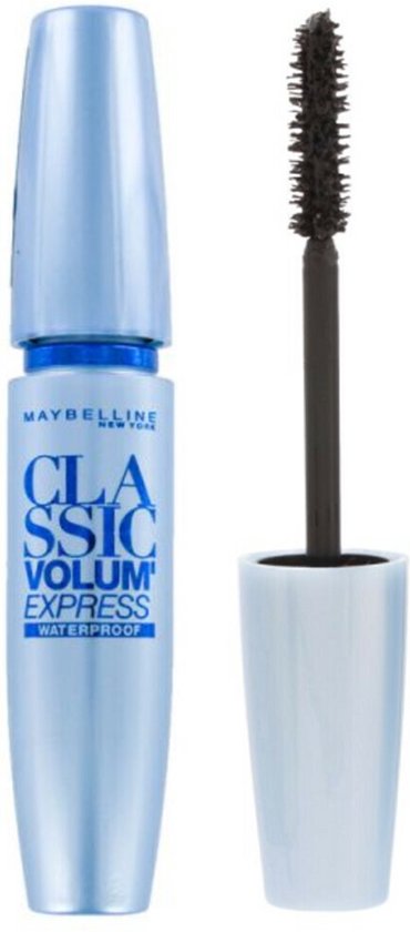 Маска за црна Maybelline Classic Volum Express Водоотпорна, црна, 8,5 ml