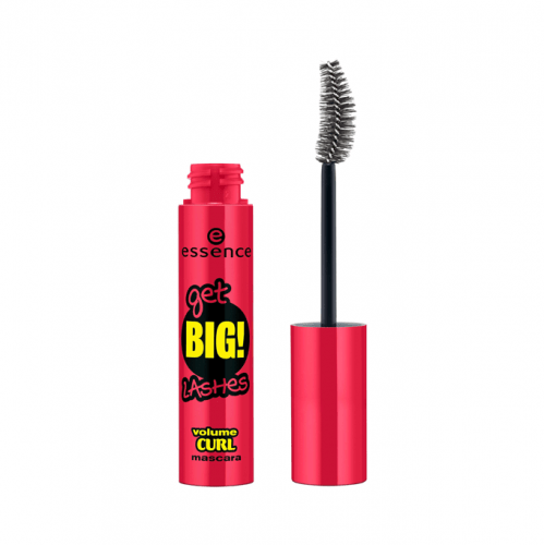 Маска за црна боја Essence Get Big Lashes Volume Curl, 12 ml