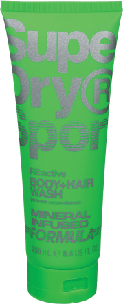 Shampo për flokë dhe trup Superdry Active, 250 ml