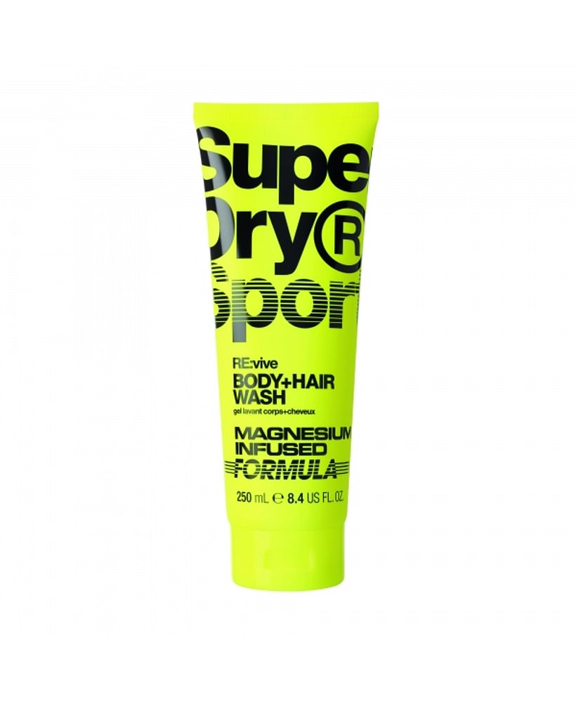 Shampo për flokë dhe trup Superdry Vive, 250 ml