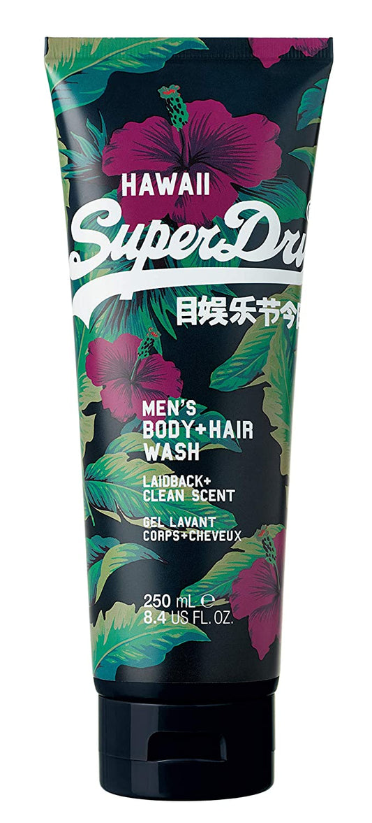 Shampo për flokë dhe trup Superdry Hawaii, 250 ml