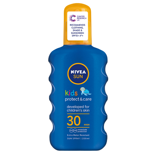 Sprej штит ndaj diellit Nivea Sun Kids Protect &amp; Care 30 SPF, 200 ml