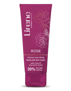 Krem për duar dhe thonjë Lirene Rose, 75 ml