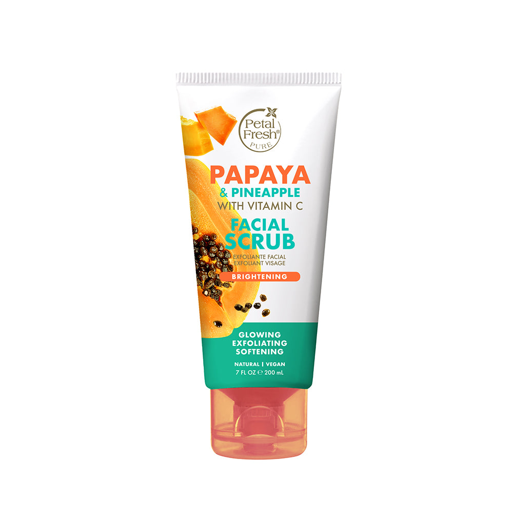 Skrab për fytyrë Petal Fresh Facial Scrub Papaya, 200ml