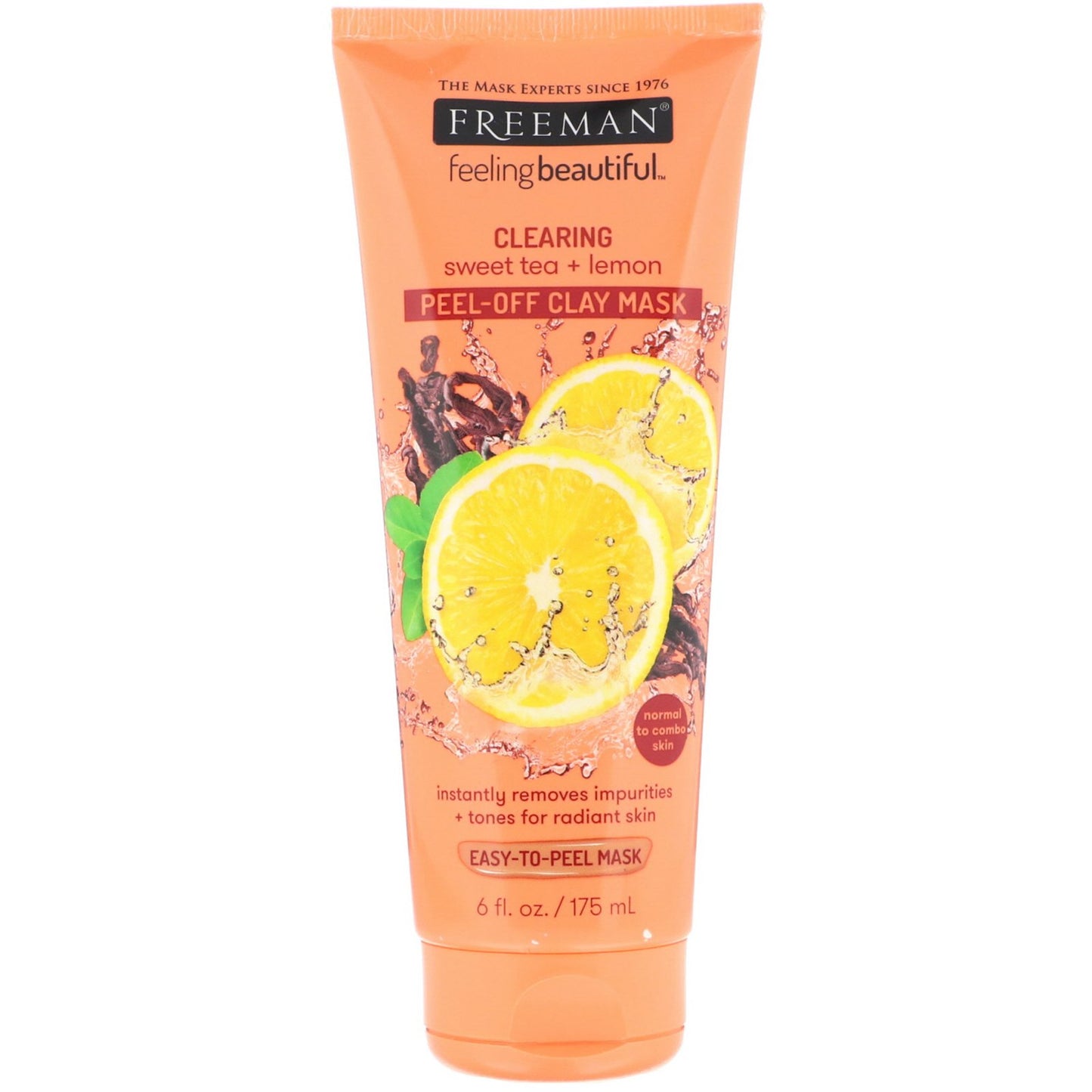 Maskë për fytyrë Freeman Sweet Tea&amp;Lemon Peel-Off Clay Mask, 175ml