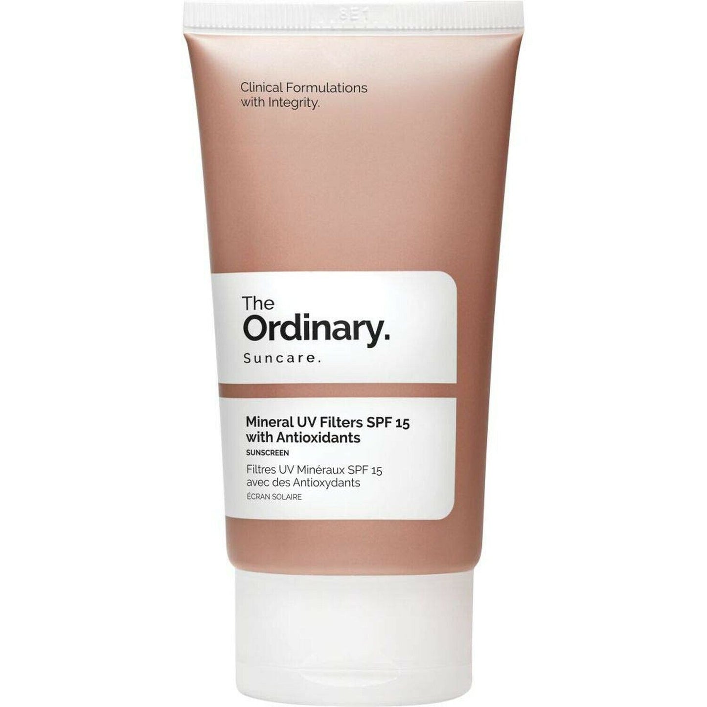 Krem mbrojtes The Ordinary, Mineral UV Filters SPF 15 me Антиоксиданс, 50 ​​ml