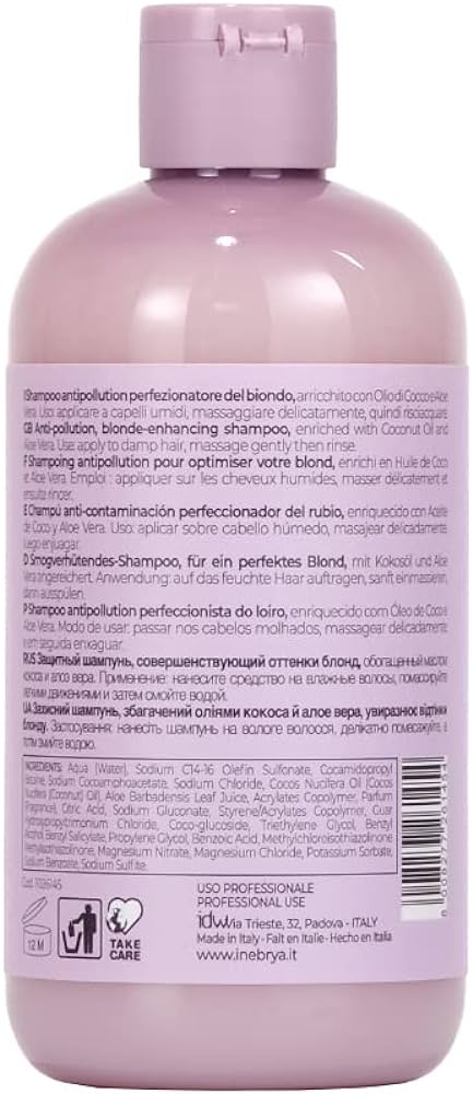 Shampo për flokë Inebrya Blond Esse Miracle, 300 ml