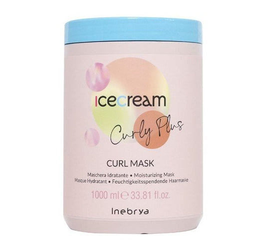 Maskë Inebrya Ice Cream Curly Plus, 1000ml