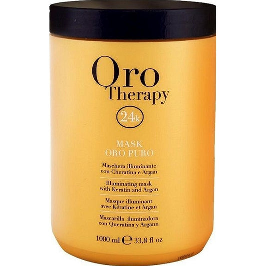 Maskë për flokë Fanola Oro Therapy Oro Puro Illuminating, 1000 ml