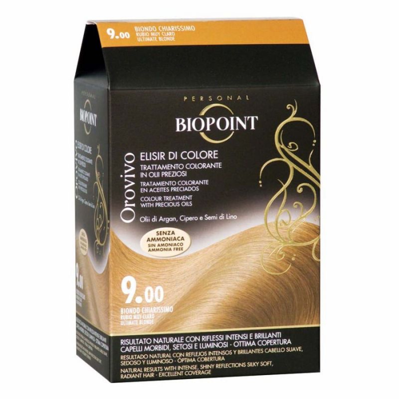 Ngjyrë për flokë Biopoint Orovivo 6.38 bionde, 100 ml